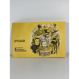 Vintage GE General Electric Portable Tape Recorder Instructions Booklet Only